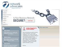 Tablet Screenshot of networkadvocates.com